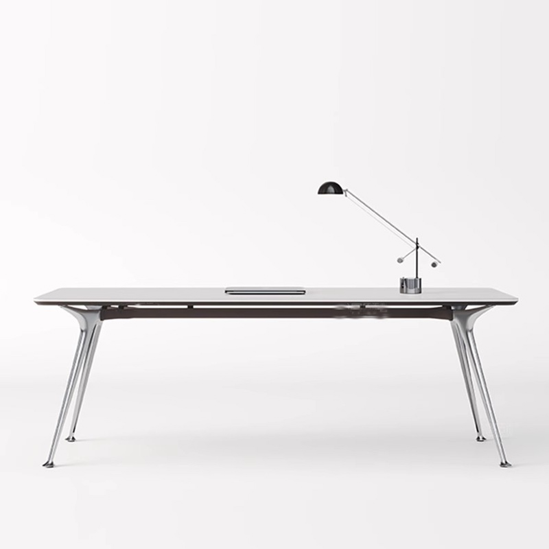 Long Straight Managers Desk Si - Office Management Technology 评论和价格