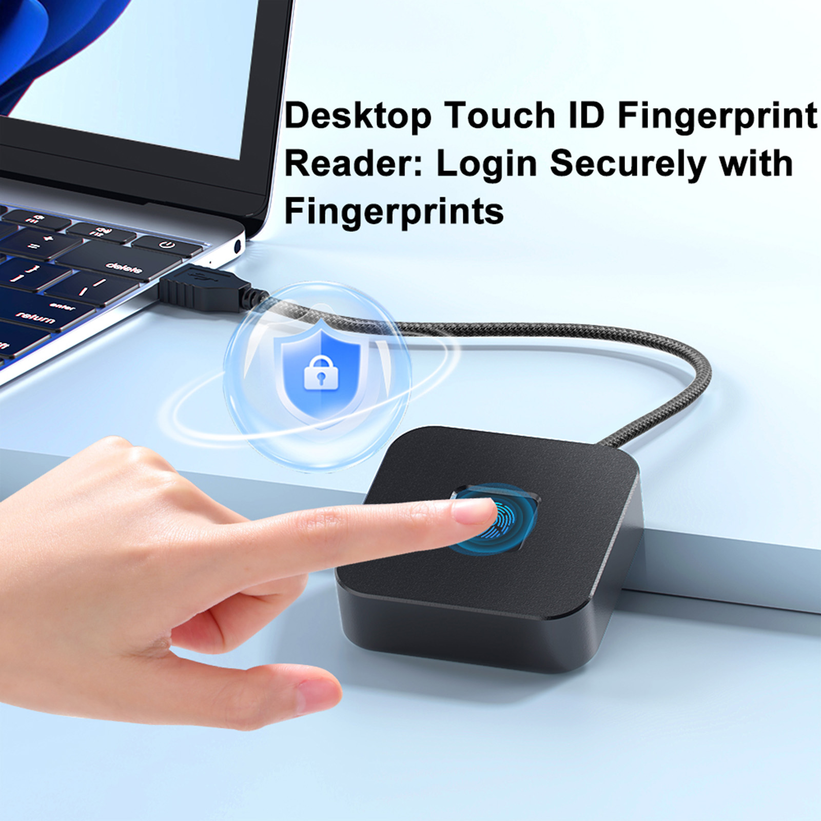 USB Fingerprint Reader with 5f - Fingerprint Reader Usb 评论和价格