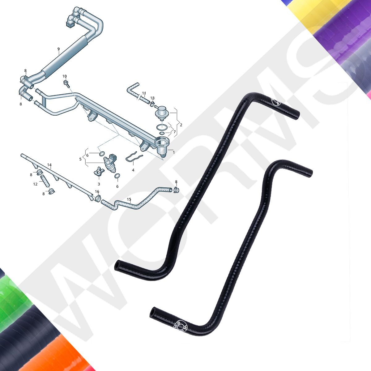 Silicone Fuel Line Hose Tube K - Laminator A3 Hot 评论和价格